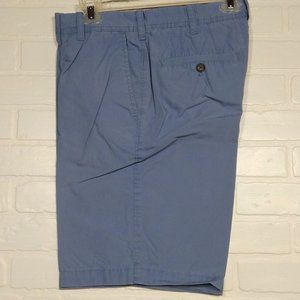 Izod men's slate blue flat front shorts